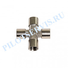 A139/2.R Соединитель крест ROSSVIK FFFF 1/4"
