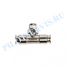B187/3.R Цанговый разъем ROSSVIK Т-обр 1/8" 6х4