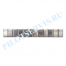 Груз самоклеющийся стальной ROSSVIK 12×5 (синий скотч) (50 шт. в уп.)