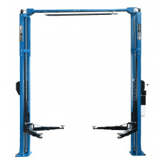 Двухстоечный подъёмник (4.2т.) KraftWell KRW4.2MA_blue (с развернутыми каретками)