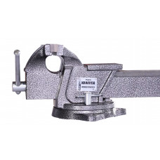 KraftWell KRW0150 Тиски слесарные вращающиеся 150 мм