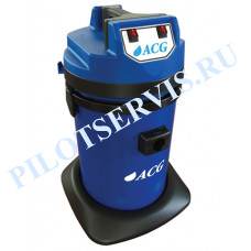 ACG 2708  Пылеводосос, турб 2 х1700 Вт, пластик бак, 77 л 