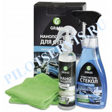 Нанопокрытие для стекла NanoForce (комплект)